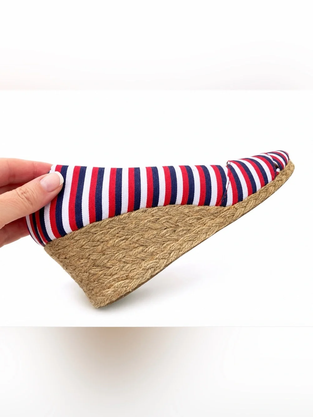 Adrienne Vittadini Bailee Espadrille Wedge Size 9